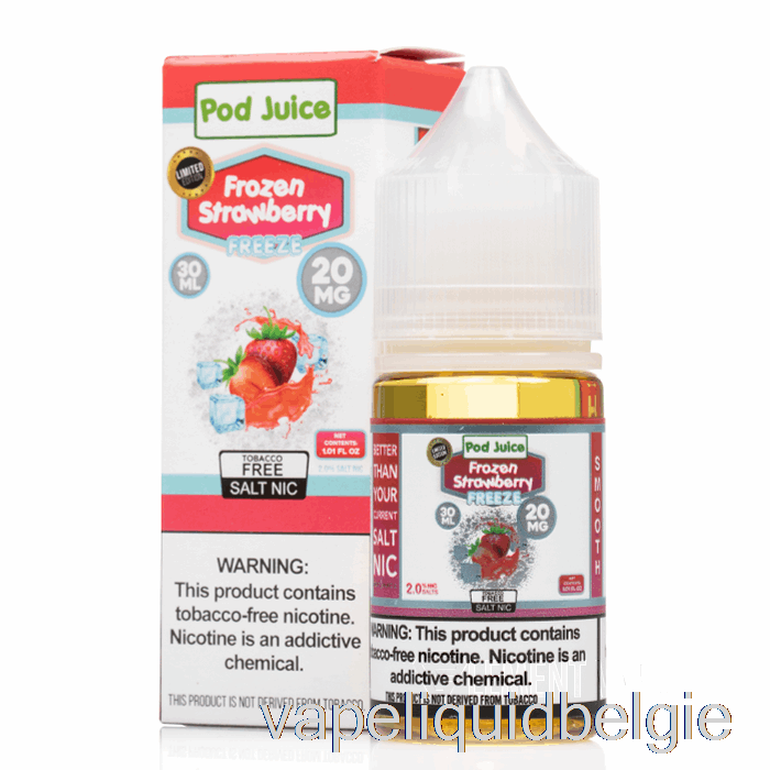 Vape Smaken Bevroren Aardbei - Peulensap - 30 Ml 20 Mg